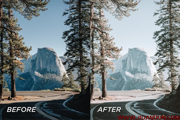 旅拍风光电影胶片色调Lightroom预设/手机APP滤镜Yosemite Lightroom Presets LR预设 第2张