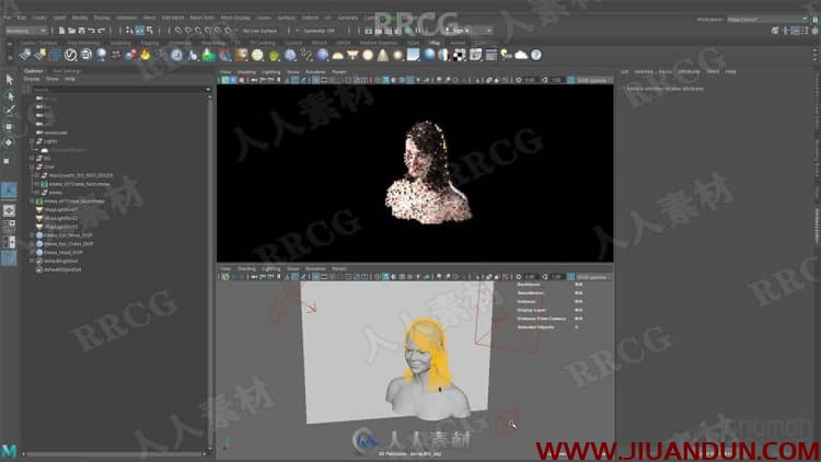V-Ray Next逼真CG人像灯光照明渲染技术视频教程 3D 第4张
