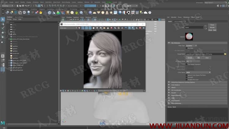 V-Ray Next逼真CG人像灯光照明渲染技术视频教程 3D 第9张