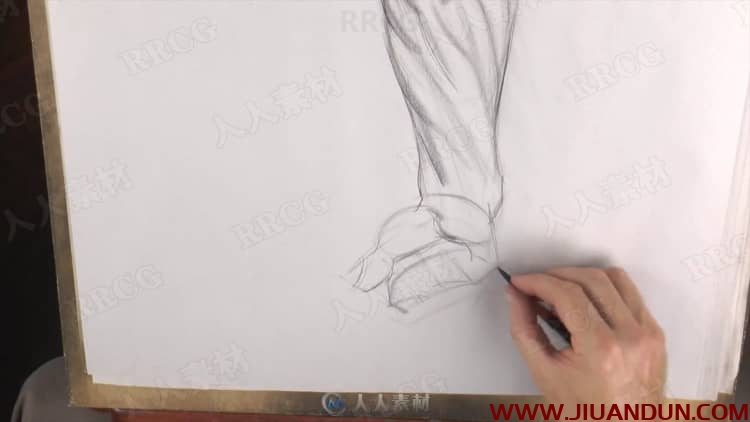 人体四肢解剖素描传统手绘视频教程 CG 第9张