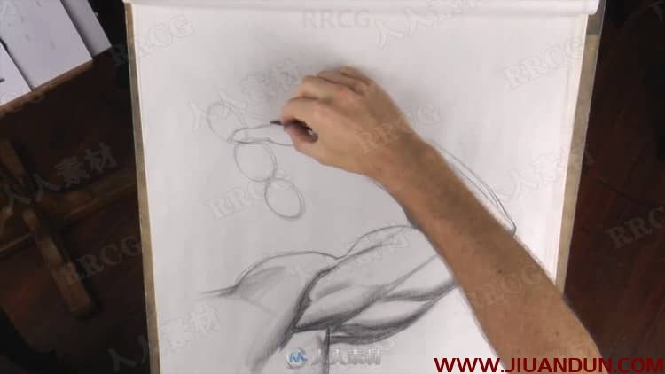 人体四肢解剖素描传统手绘视频教程 CG 第14张