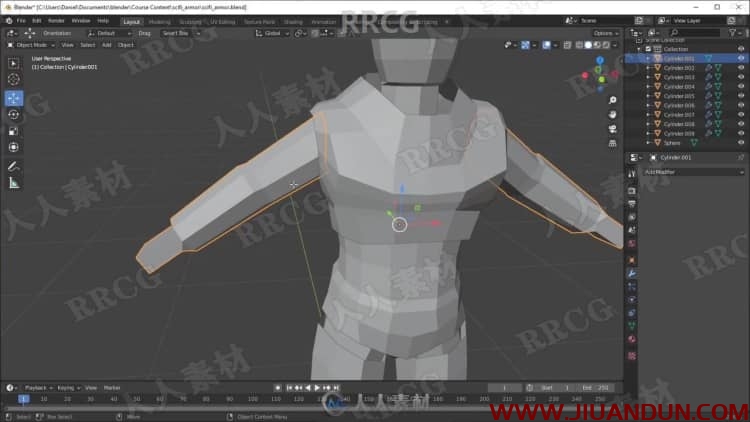 Blender与SP科幻机甲完整制作流程视频教程 3D 第2张