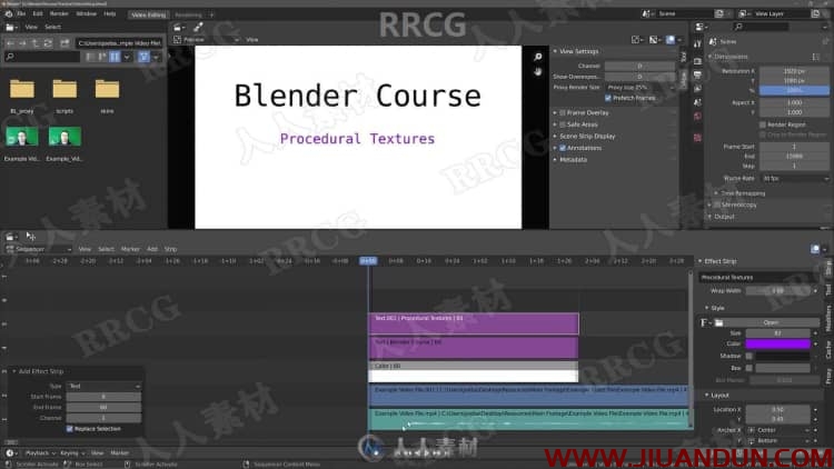Blender视频编辑技术基础入门训练视频教程 3D 第3张