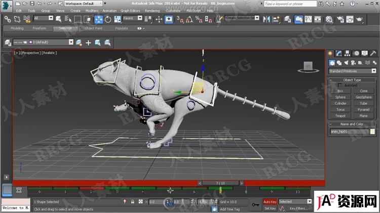 3dsMax四足动物动画高效技术制作视频教程 3D 第5张