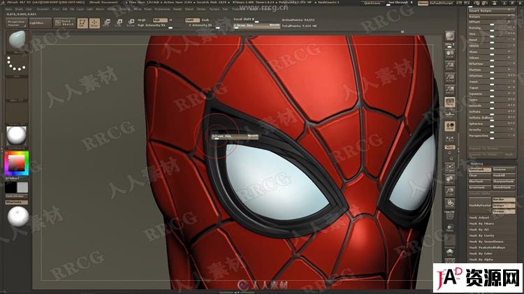 ZBrush蜘蛛侠建模完整制作流程视频教程 3D 第4张