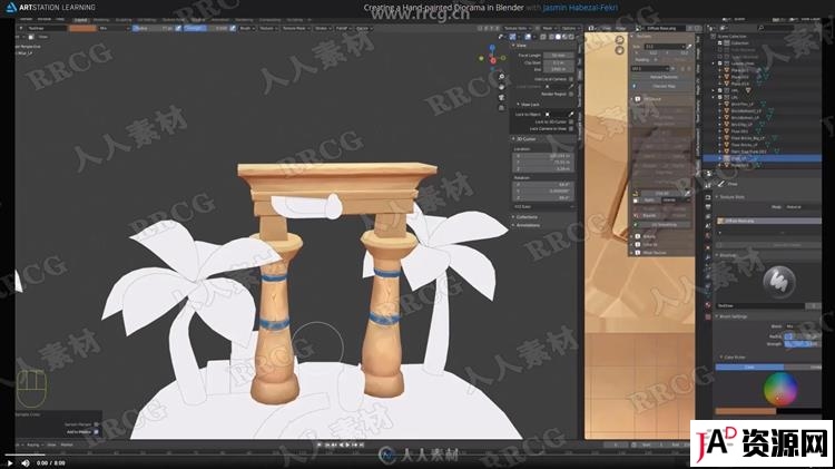 Blender小型西洋镜完整制作工作流程视频教程 3D 第3张