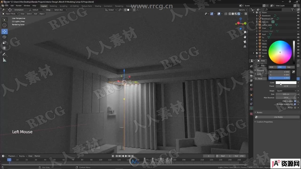 Blender 2.83室内设计基础入门训练视频教程 CG 第4张