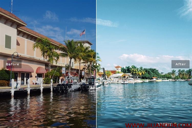 佛罗里达旅拍明亮胶片LR预设手机LR滤镜Florida Lightroom Presets LR预设 第2张