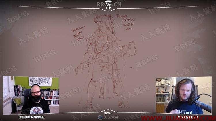 古代凶猛残暴战士概念设计数字绘画工作流视频教程 PS教程 第6张