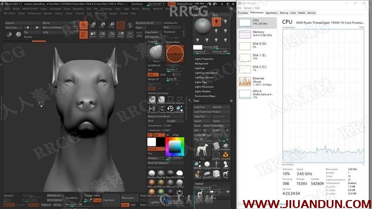 ZBrush3D概念角色设计极限指南工作流程视频教程 3D 第3张