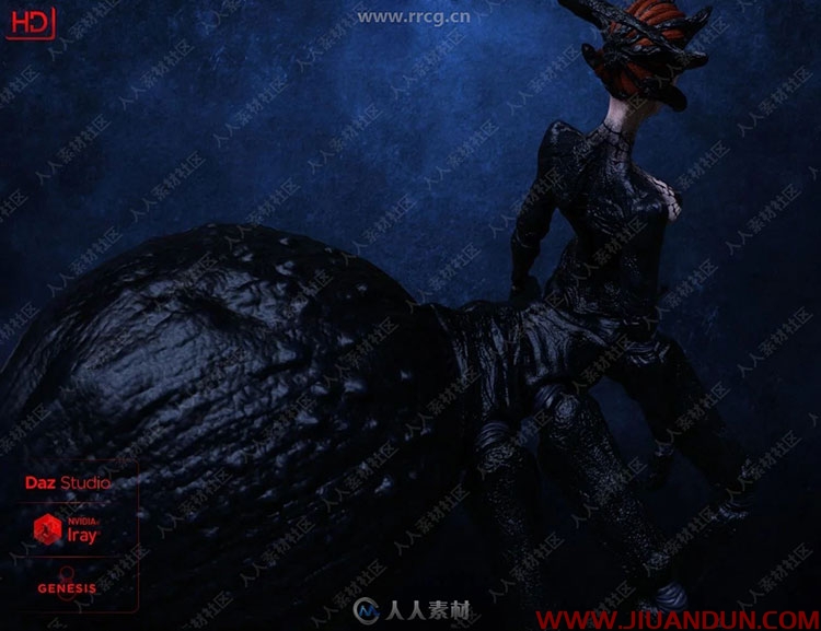 恐怖黑寡妇恶魔形象角色3D模型合集 3D模型 第7张