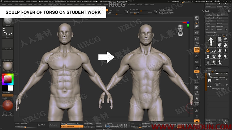 ZBrush概念艺术角色雕刻核心技术视频教程 CG 第8张