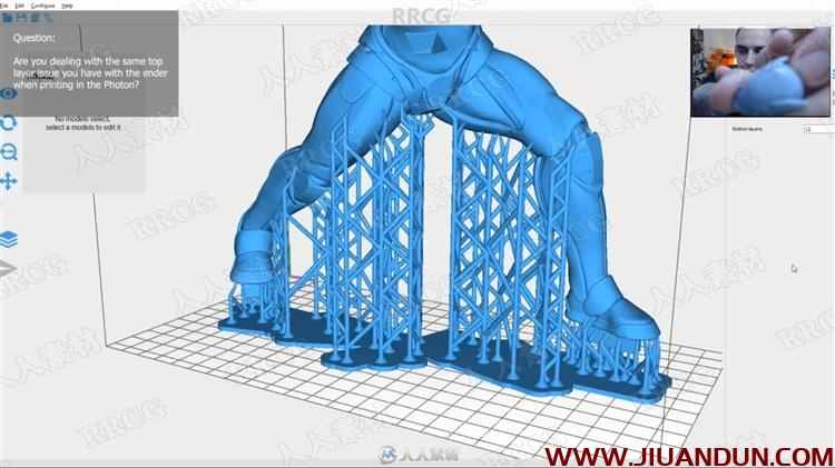ZBrush死灵战士硬表面建模雕刻3D打印制作视频教程 3D 第15张