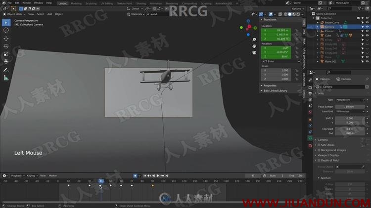 Blender玩具飞机建模动画实例制作视频教程 3D 第8张
