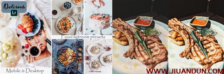Instagram博客美食食谱摄影Lightroom预设Food Blogger Lightroom Presets LR预设 第5张
