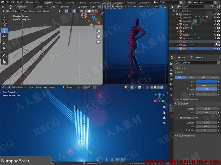 Blender灯光照明艺术技巧训练大师级视频教程 3D 第14张