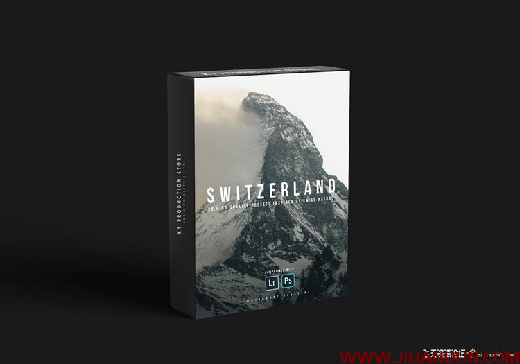 K1 PRODUCTION瑞士旅拍电影风光大片LR预设SWITZERLAND INSPIRED PRESETS LR预设 第2张