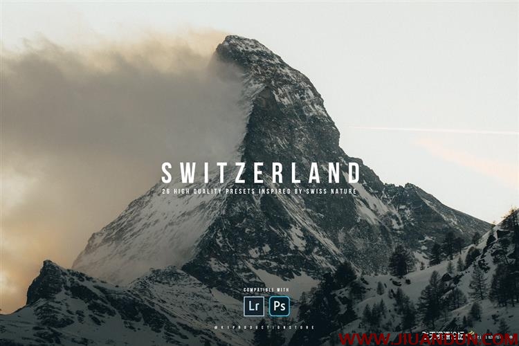 K1 PRODUCTION瑞士旅拍电影风光大片LR预设SWITZERLAND INSPIRED PRESETS LR预设 第3张