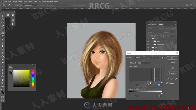 游戏角色数字绘画技能训练视频教程 PS教程 第13张