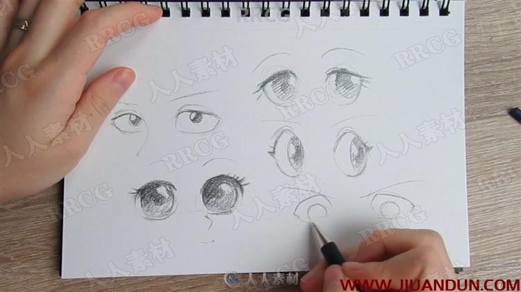 漫画中女孩男孩角色传统绘画训练视频教程 CG 第3张