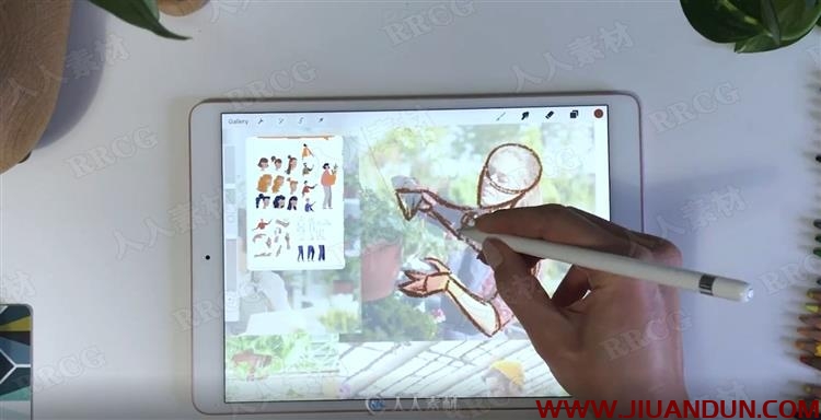 iPad中Procreate风格化角色设计插图视频教程 CG 第12张