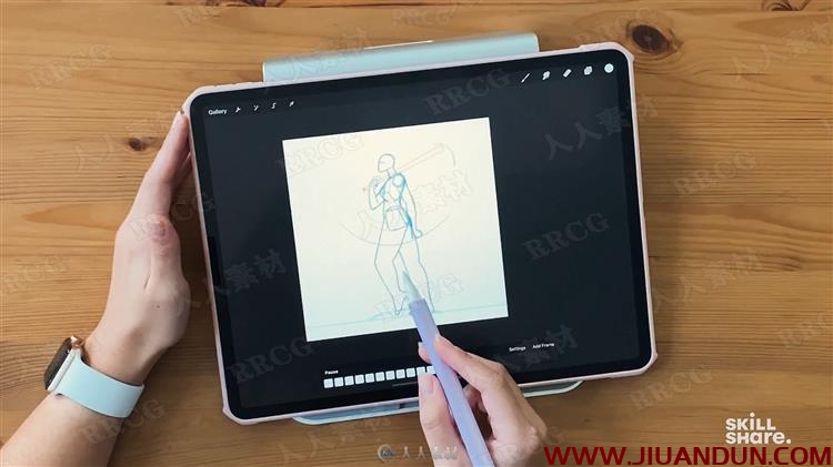 iPad pro中使用Procreate进行动画插图制作视频教程 CG 第13张