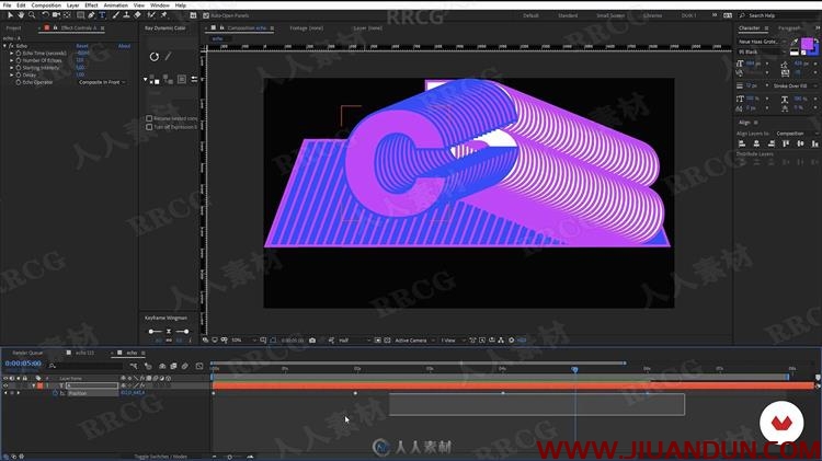 AE和C4D动态印刷排版高级动画视频教程 AE 第18张