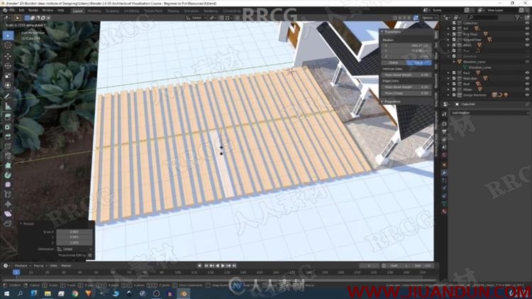 Blender 3D建筑设计从入门到精通视频教程 3D 第7张