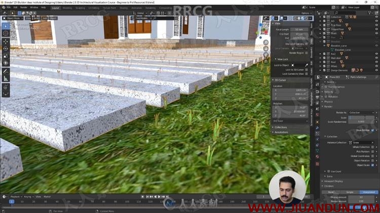 Blender 3D建筑设计从入门到精通视频教程 3D 第13张