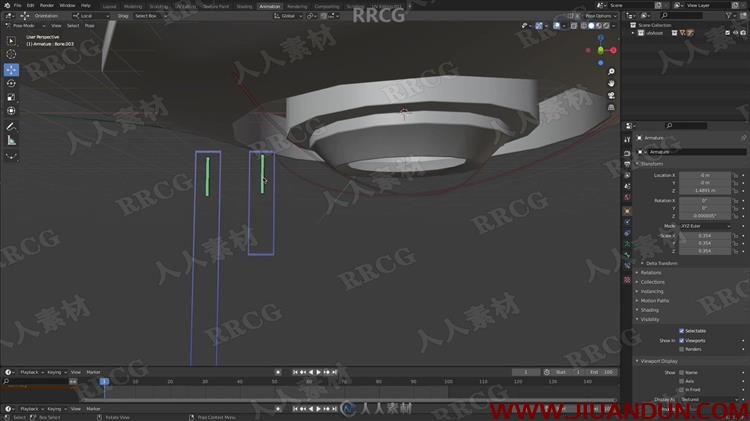 Blender超酷UFO劫持人类VFX特效制作流程视频教程 3D 第4张
