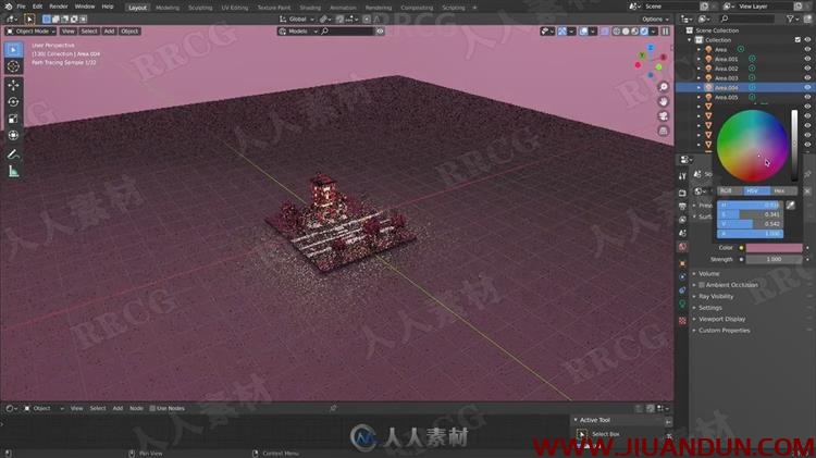 Blender建筑物细节等距建模视频教程 3D 第15张