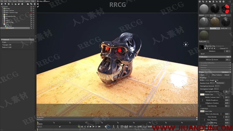 [Zbrush] 机械头骨数字雕刻建模完整制作流程视频教程 CG 第20张