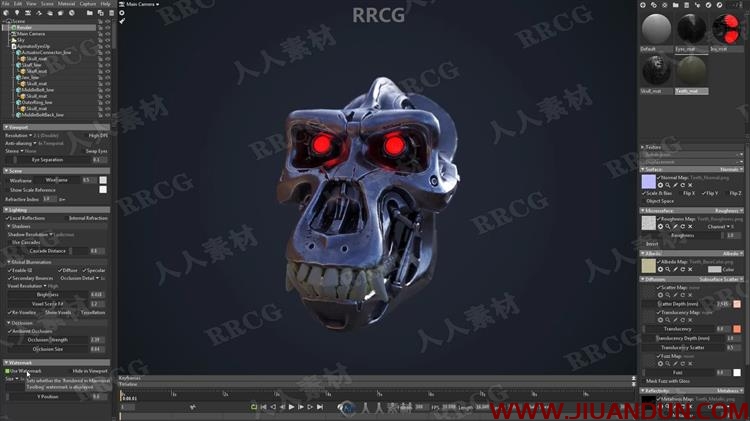 [Zbrush] 机械头骨数字雕刻建模完整制作流程视频教程 CG 第21张