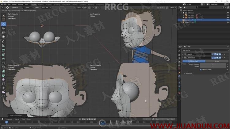 Blender 2.9创建3D角色动画完整制作工作流程视频教程 3D 第4张