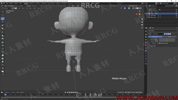 Blender 2.9创建3D角色动画完整制作工作流程视频教程 3D 第5张