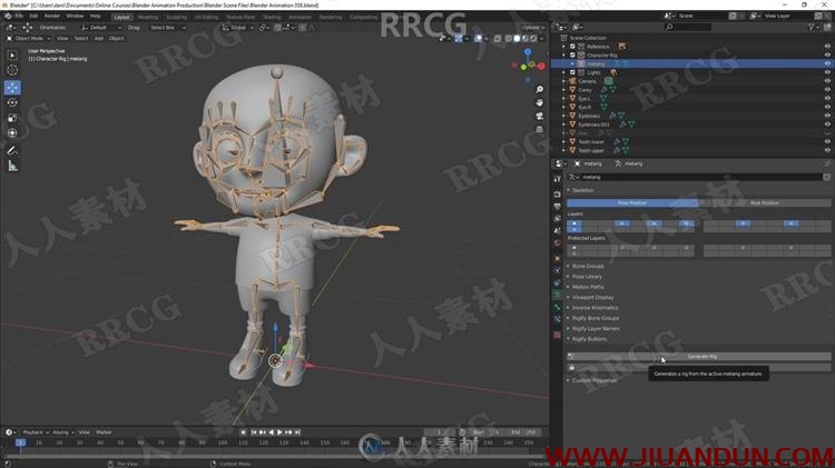Blender 2.9创建3D角色动画完整制作工作流程视频教程 3D 第9张