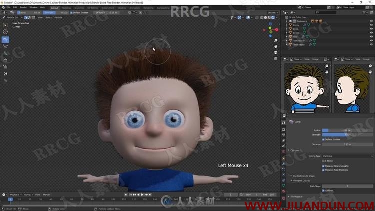Blender 2.9创建3D角色动画完整制作工作流程视频教程 3D 第10张