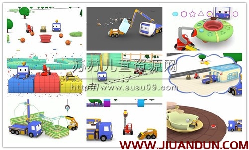《和迷你卡车学习Tiny Trucks》中文动画片第二季全26集幼儿启蒙动画百度网盘 精品资源 第2张