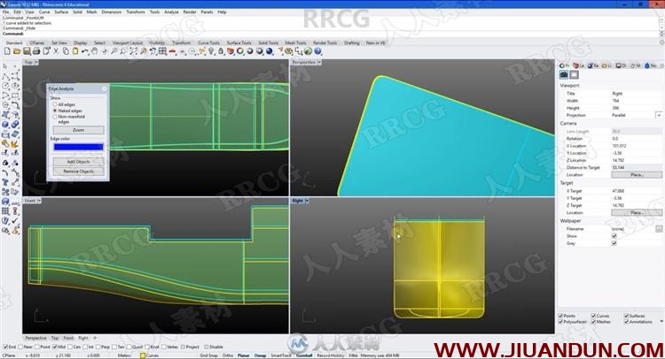 Rhino船舶项目硬表面建模设计大师级视频教程 3D 第7张