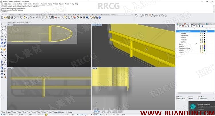 Rhino船舶项目硬表面建模设计大师级视频教程 3D 第8张