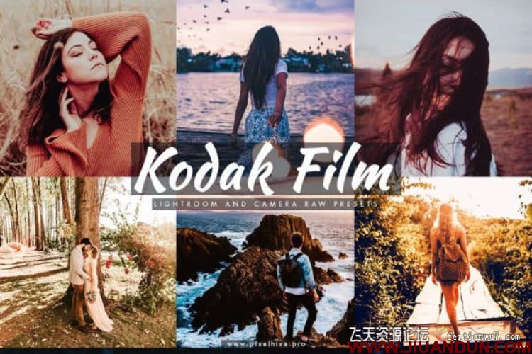 柯达胶卷电影胶片Lightroom预设Kodak Film Lightroom & ACR Presets LR预设 第1张