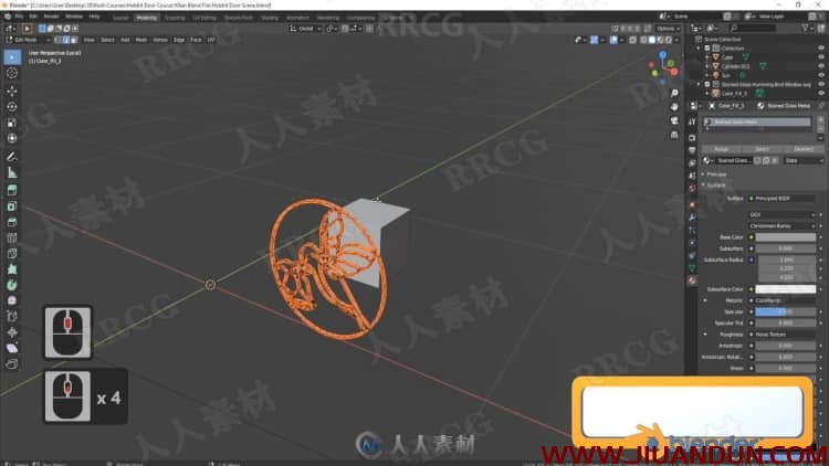 Blender自然山峰幻想场景3D建模视频教程 3D 第16张