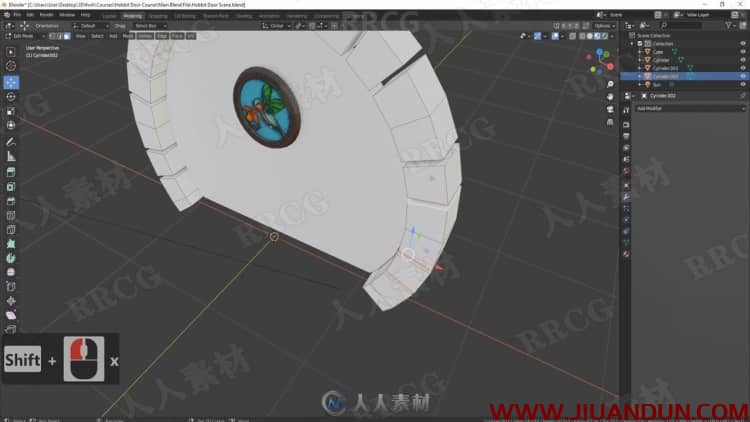 Blender自然山峰幻想场景3D建模视频教程 3D 第17张
