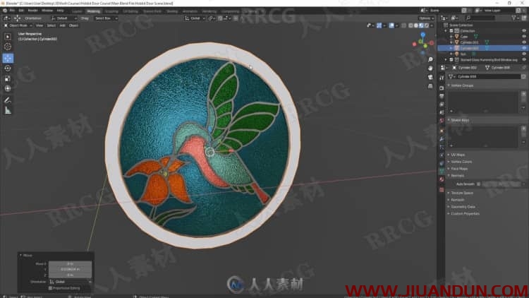 Blender自然山峰幻想场景3D建模视频教程 3D 第18张