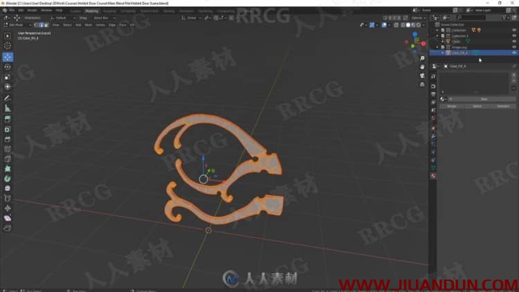 Blender自然山峰幻想场景3D建模视频教程 3D 第20张