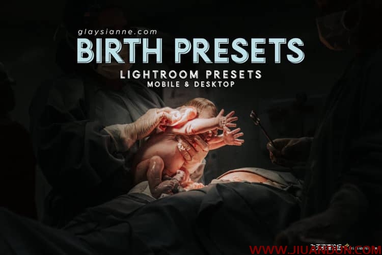 新生婴儿出生记录摄影后期编辑Lightroom预设Birth Photography Presets LR预设 第1张