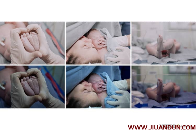 新生婴儿出生记录摄影后期编辑Lightroom预设Birth Photography Presets LR预设 第2张