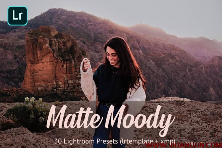 明亮通拍哑光情绪人像Lightroom预设Matte Moody Presets Lightroom LR预设 第1张