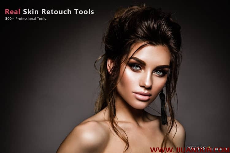 300多种真实皮肤修饰工具(LR预设+色板+笔刷)Real Skin Retouch Tools LR预设 第1张