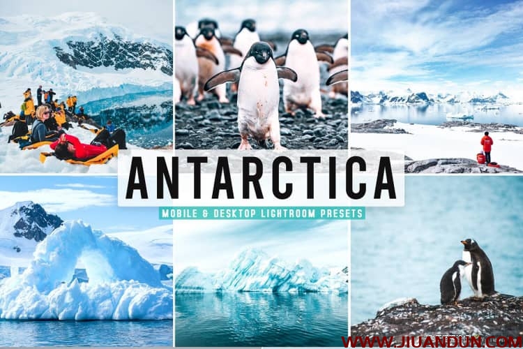 南极冰川冰山旅拍风光Lightroom预设/APP滤镜Antarctica Pro Lightroom Presets LR预设 第1张